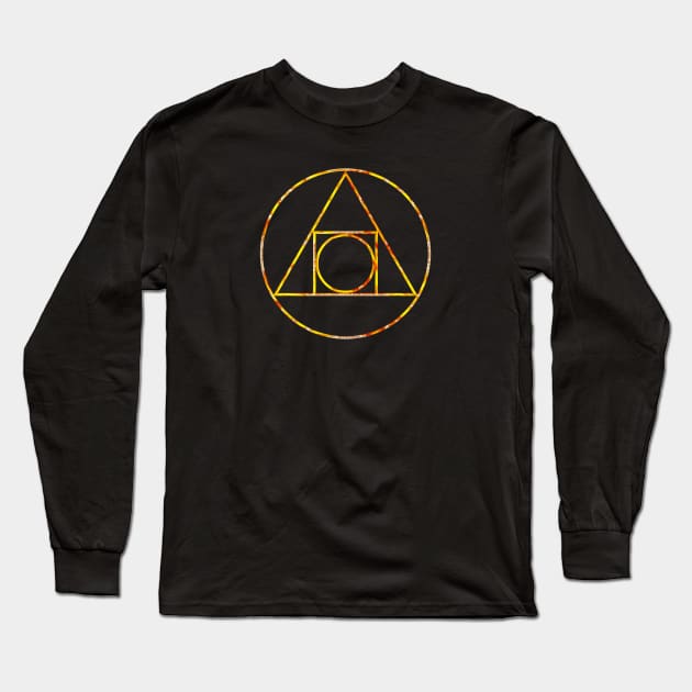 Alchemy, Squaring the Circle Long Sleeve T-Shirt by nnorbi